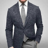 Herren Slim Fit Sakko – Dunkelgrau