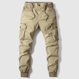 Felix | Herren Taktische Cargo-Jogger mit Kordelzug – Khaki