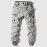 Felix | Herren Taktische Cargo-Jogger mit Kordelzug – Grau