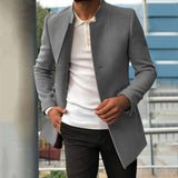 Herren Übergangsmantel Elegant – Grau