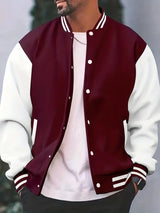 Herren Übergangsjacke Casual – Bordeaux
