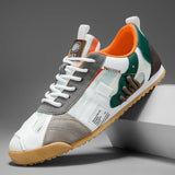 Stefan | Herren Utility Sneakers Mesh Wildleder Trail Design – Orange