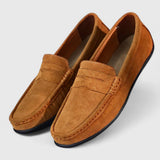 Florian | Herren Wildleder Penny-Loafer Klassischer Slip-on Komfortschuh – Beige