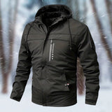 Moritz | Herren Winterjacke wasserdicht gefüttert mit Kapuze – Schwarz