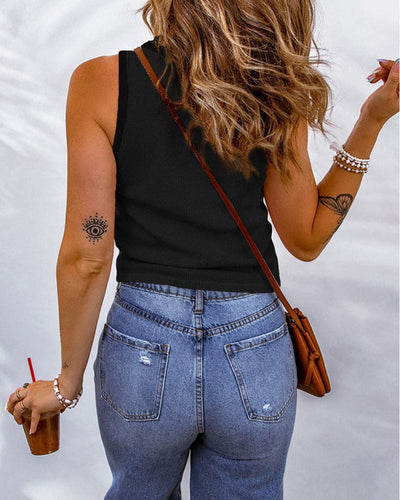 Vielseitiges Damen Tanktop – Weiches Stretch Top für Alltag & Freizeit