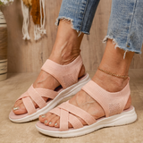 Eulenna | Orthopädische Komfort-Sandalen für Damen – Hellrosa