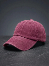 Pferdeschwanz Baseballcap mit UV-Schutz – Burgund