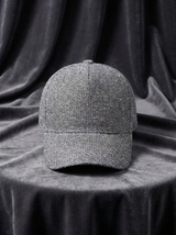 Damen Baseballmütze mit Netzstruktur und Pailletten – Grau
