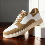 Lukas | Zeitlose Wildleder Sneakers Herren – Braun