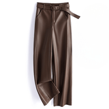 Hose Damen Gerade Passform – Braun