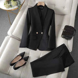 Hosenanzug Damen Elegant – Schwarz