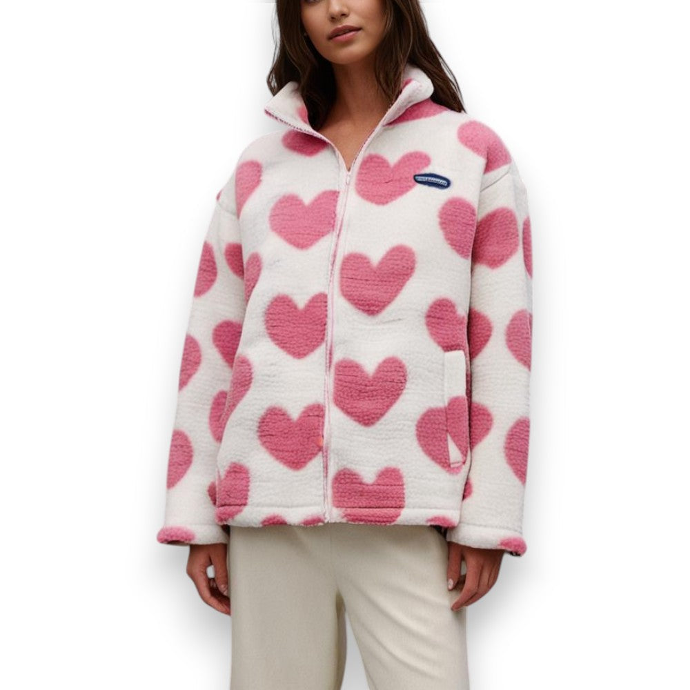 Amour | Doppelseitiger Herz-Mantel