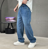 Matthias | Herren Frühlings Jeans mit weiter Passform und geradem Schnitt – Blau