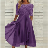 Festliches Abendkleid für Damen | Hochzeitsgesellschaft – Lila