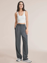 Barbara | Damen Weitbeinige Hose mit Hoher Taille – 4