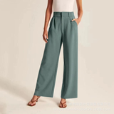 Barbara | Damen Weitbeinige Hose mit Hoher Taille – 7