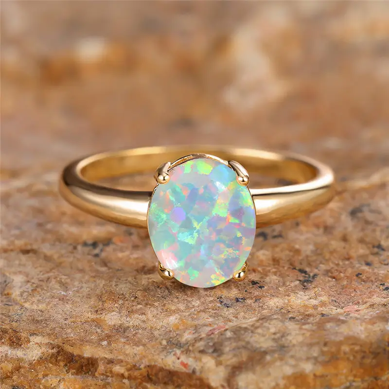 Vintage Opal Goldring