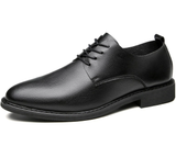 Robert | Herren Frühling Schnürbare Oxford Dress Schuhe – Schwarz