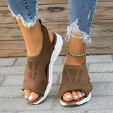 Orthopädische Sandalen Damen mit Fußgewölbestütze & Memory Foam – Braun