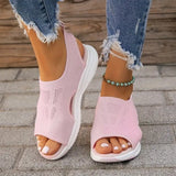 Orthopädische Sandalen Damen mit Fußgewölbestütze & Memory Foam – Rosa