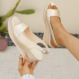 Clara | Modische Sandalen für Damen Alltag – Beige