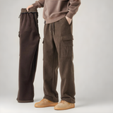 Lina | Bequeme Cargo Sweats Herren Komfort – Braun