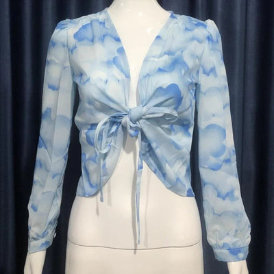 Chloe - Trendige lockere Chiffon-Hemdbluse für Frauen