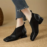 Sina | Damen Stiefeletten elegant modern – Schwarz