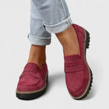 Viviane | Damen Bequeme Orthopädische Loafer – Rot