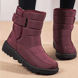 Isolde | Damen Orthopädische Gefütterte Stiefeletten mit Komfort Design und Stabiler Sohle – Rot