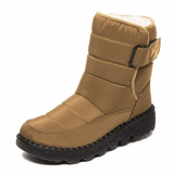 Isolde | Damen Orthopädische Gefütterte Stiefeletten mit Komfort Design und Stabiler Sohle – Khaki