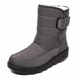 Isolde | Damen Orthopädische Gefütterte Stiefeletten mit Komfort Design und Stabiler Sohle – Grau