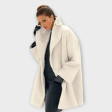 ELEGANCE™ | ELEGANTER WOLMANTEL – Weiß