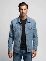 Jeansjacke Herren – Blau