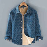 Jeansjacke Mit Fleecefutter – Blaugrau