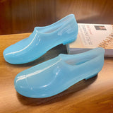 Jelly Schuhe Damen rutschfest wasserdicht – Hellblau