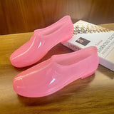 Jelly Schuhe Damen rutschfest wasserdicht – Rosa