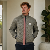 Jeremias | Herren Grüne Bomberjacke für Winter – Grün