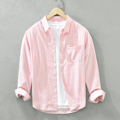VALE | Jordan™ – Linen shirt with coastal stripes