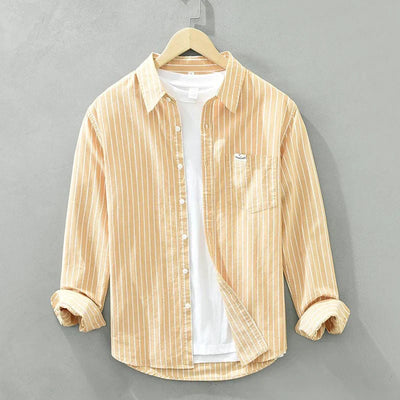 VALE | Jordan™ – Linen shirt with coastal stripes
