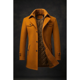 Josef | Herren Elegante Winterjacke Langarm – Braun