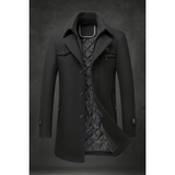 Josef | Herren Elegante Winterjacke Langarm – Schwarz