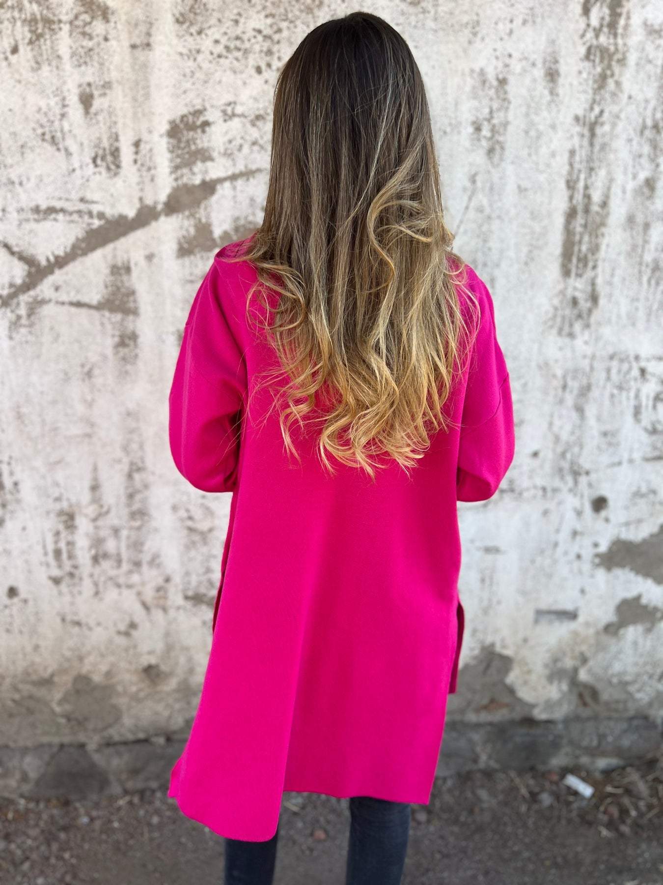 Malaine | Vest met rits lange mouw