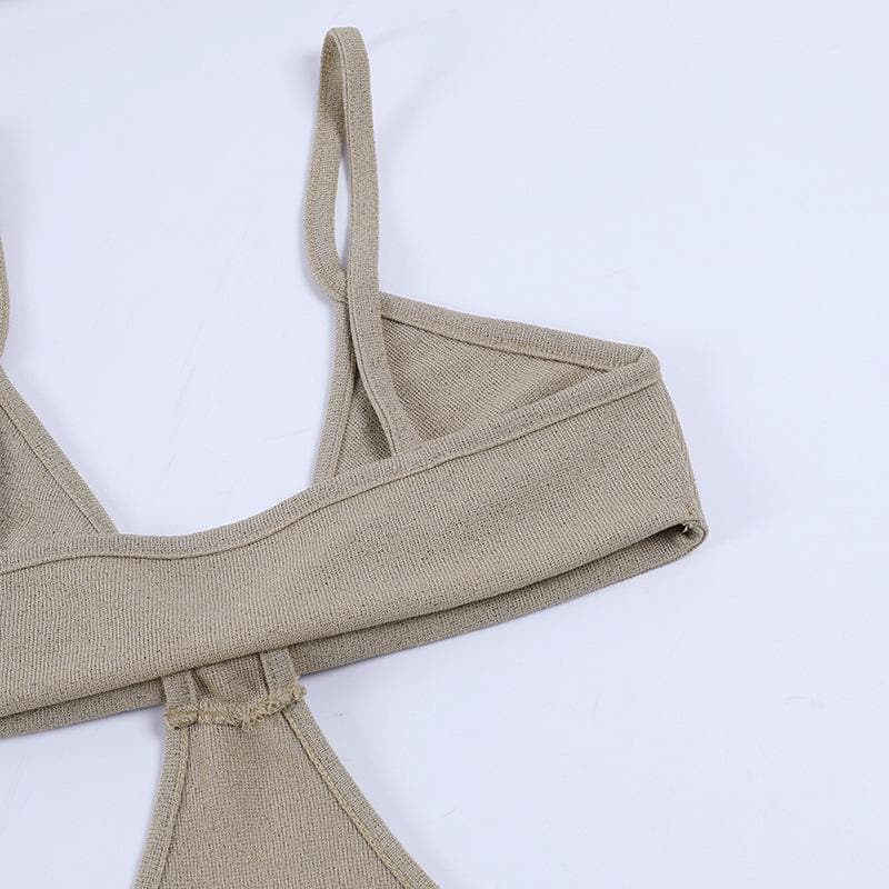 VALE | Cut-Out Cami Dress with Side Slits – Seductive & Feminine