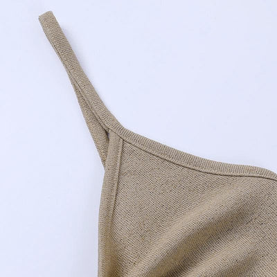 VALE | Cut-Out Cami Dress with Side Slits – Seductive & Feminine