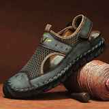 Natalie | Damen Frühlings Schleifen Plateau Slide Sandalen – Grün