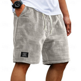 Kaelan | Herren Freizeitshorts Relaxed Fit Kordelzug – Beige