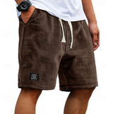 Kaelan | Herren Freizeitshorts Relaxed Fit Kordelzug – Dunkelbraun