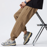 Amelia | Jogginghose 100% Baumwolle Herren Komfort – Khaki