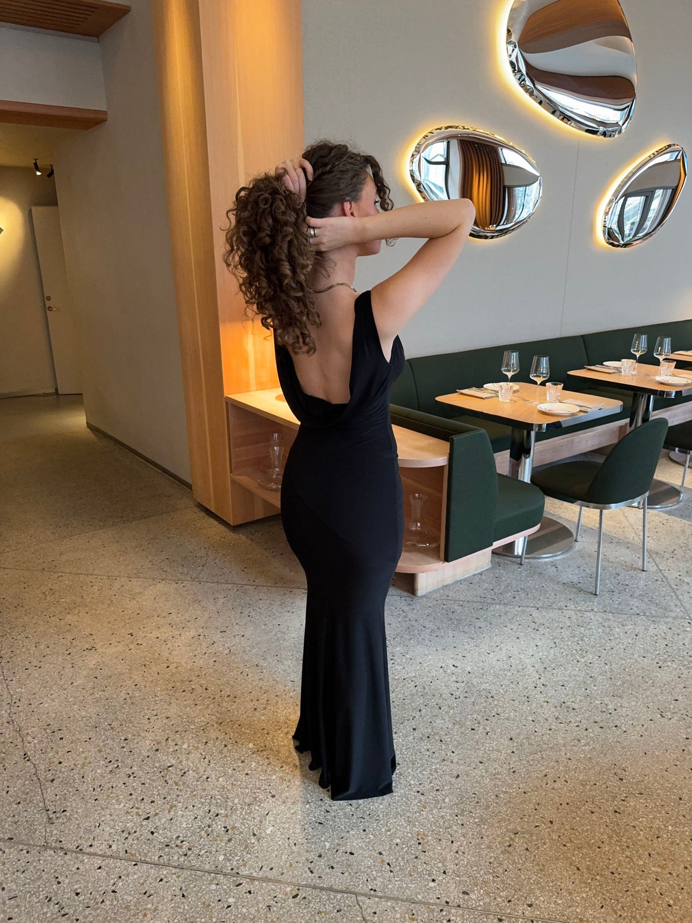 Damen Maxikleid ärmellos Baumwolle V-Ausschnitt für Sommer & Party